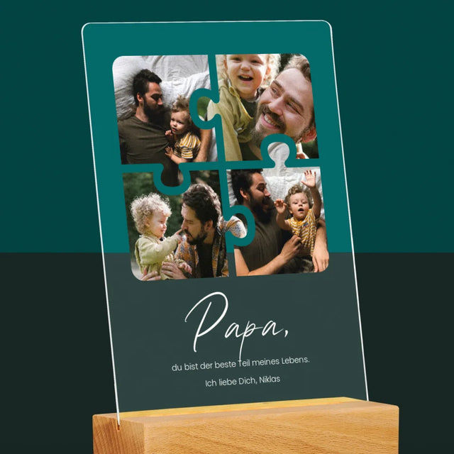 Fotocollage: Puzzle Fotos Für Papa - Druck Auf Acrylglas