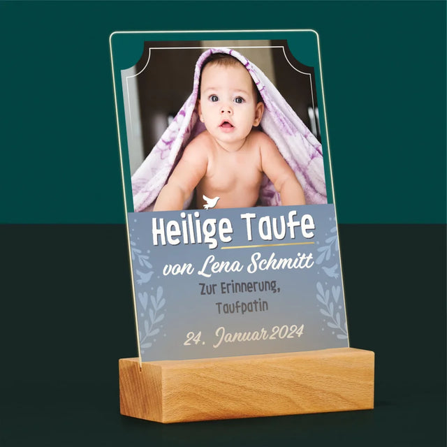 Foto Und Unterschrift: Heilige Taufe - Druck Auf Acrylglas