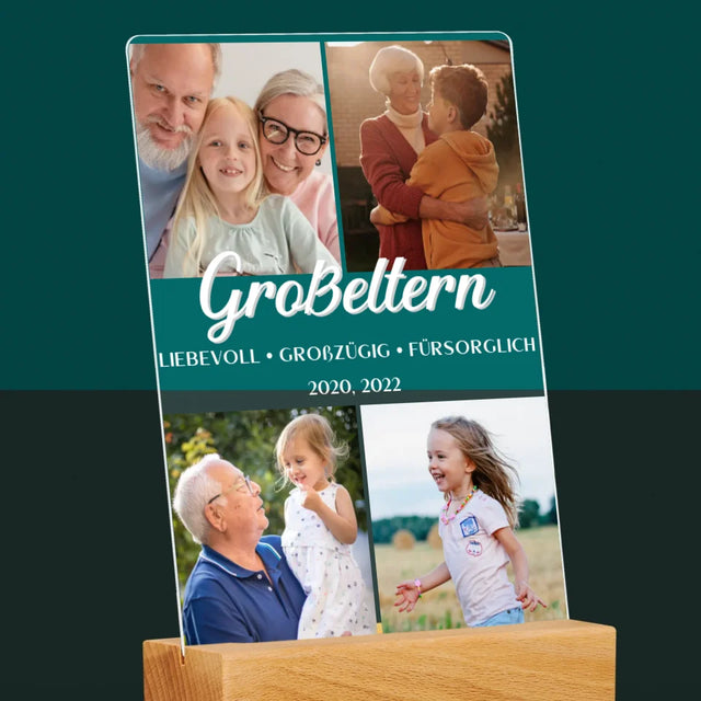 Fotocollage: Geliebte Großeltern - Druck Auf Acrylglas