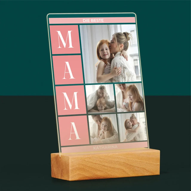 Fotocollage: Beste Mama Collage - Druck Auf Acrylglas