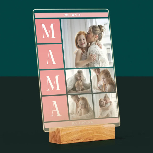 Fotocollage: Beste Mama Collage - Druck Auf Acrylglas