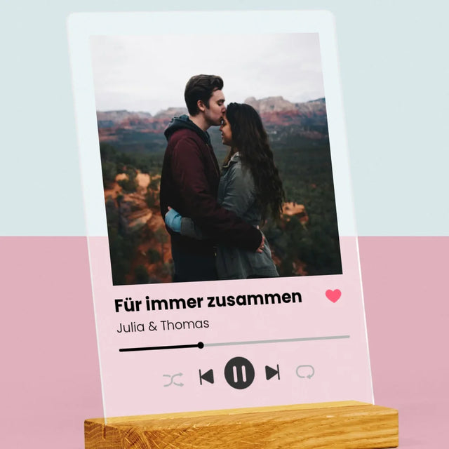 Foto Und Unterschrift: Ihr Foto Spotify - Druck Auf Acrylglas