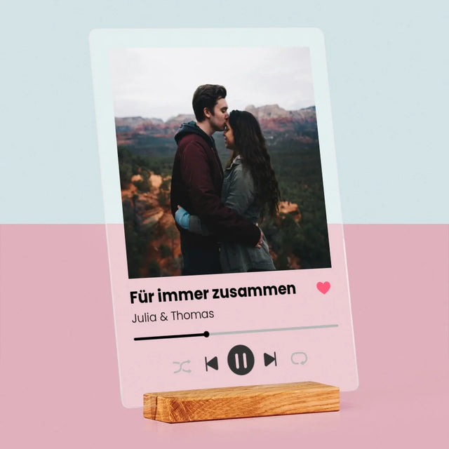 Foto Und Unterschrift: Ihr Foto Spotify - Druck Auf Acrylglas