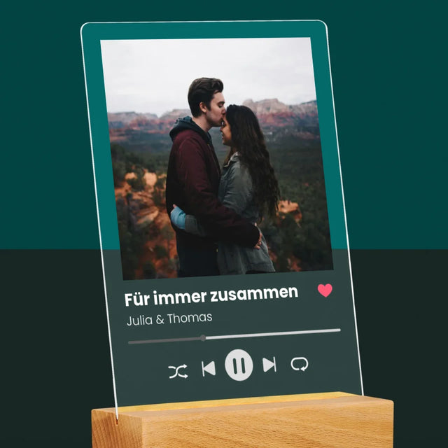 Foto Und Unterschrift: Ihr Foto Spotify - Druck Auf Acrylglas