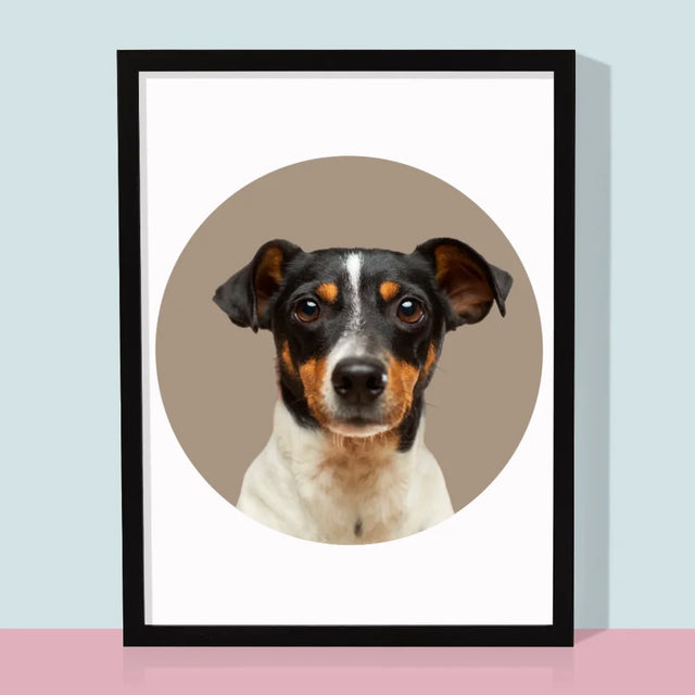 Foto: Dein Hund - Druck Mit Rahmen 30X40