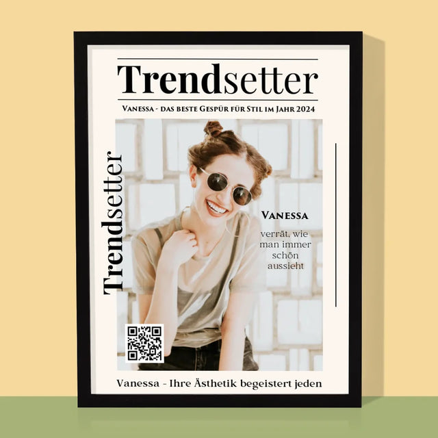 Magazin-Cover: Trendsetter - Druck Mit Rahmen 30X40