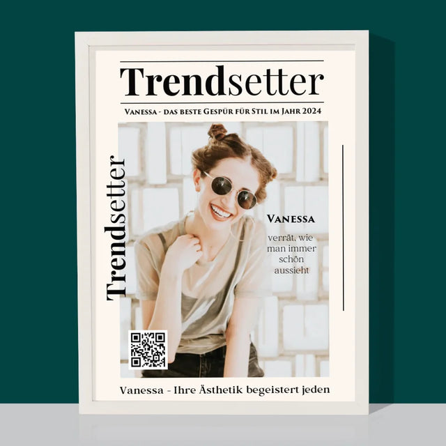 Magazin-Cover: Trendsetter - Druck Mit Rahmen 30X40