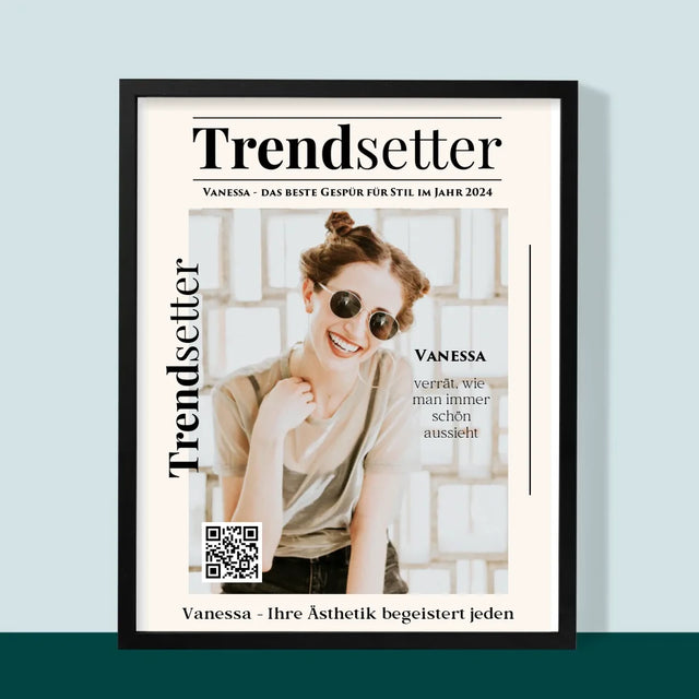 Magazin-Cover: Trendsetter - Druck Mit Rahmen 30X40