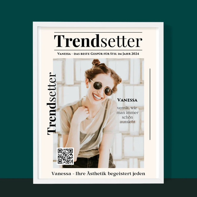 Magazin-Cover: Trendsetter - Druck Mit Rahmen 30X40