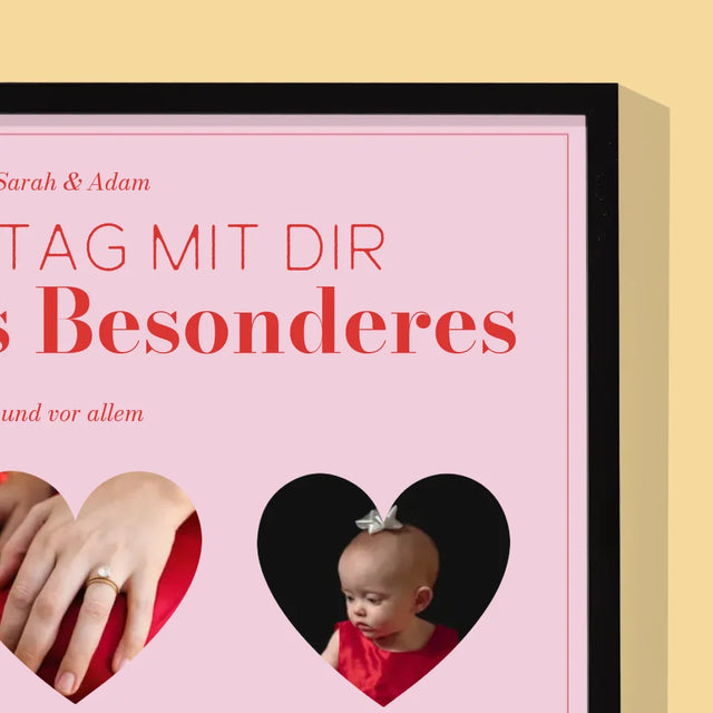 Unsere Geschichte: Besonderer Tag - Druck Mit Rahmen 30X40