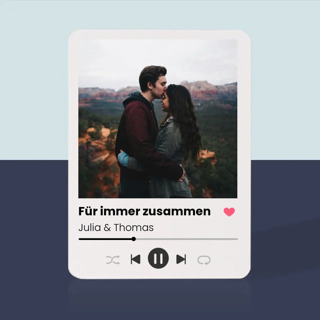 Foto Und Unterschrift: Ihr Foto Spotify - Spielkarten