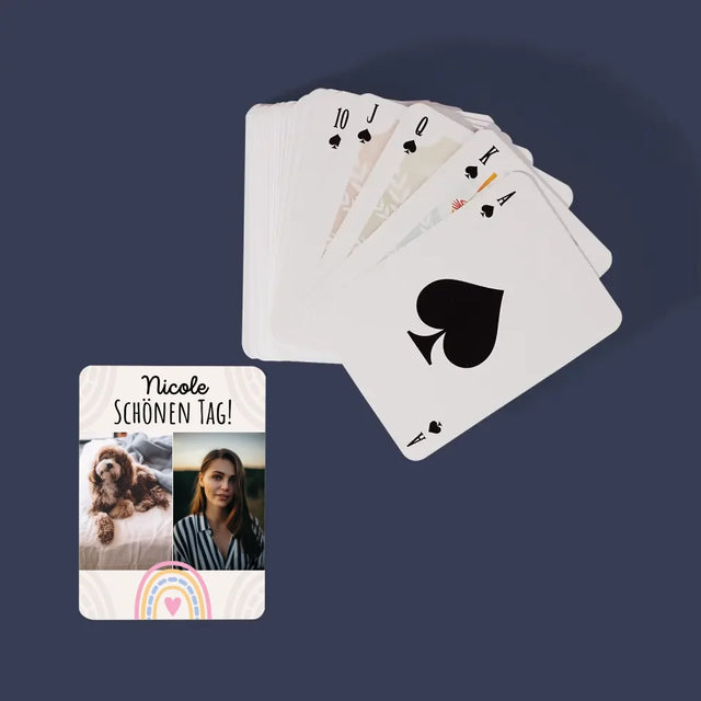 Fotocollage: Schönen Tag! - Spielkarten
