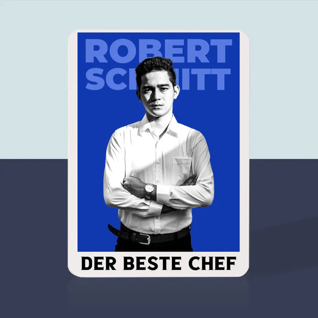 Foto Und Unterschrift: Bester Chef - Spielkarten