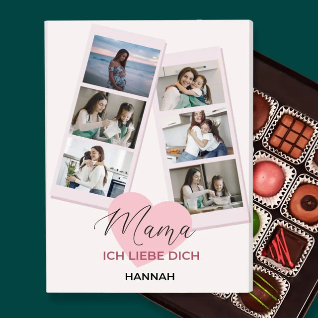 Fotocollage: Mama, Ich Liebe Dich - Pralinen