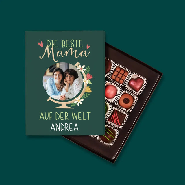 Foto Und Unterschrift: Beste Mama Welt - Pralinen