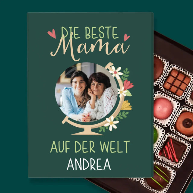 Foto Und Unterschrift: Beste Mama Welt - Pralinen