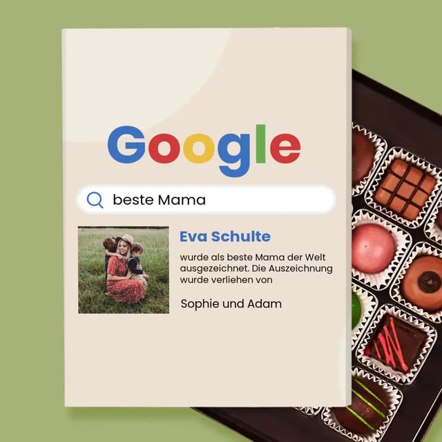 Foto Und Unterschrift: Beste Mama Google-Suche - Pralinen