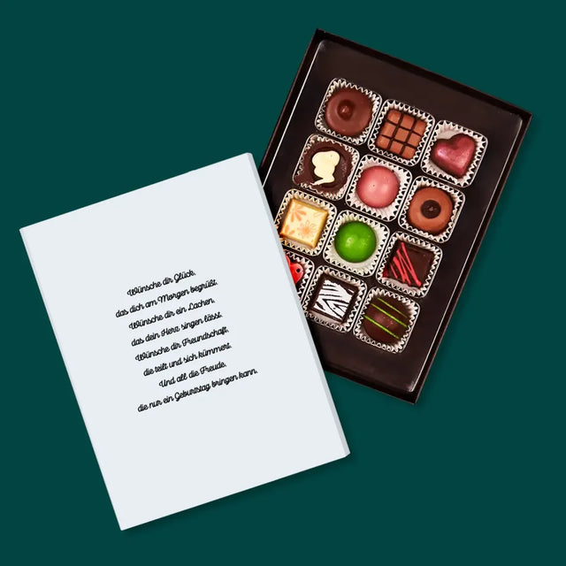 Foto Und Unterschrift: Ich Muss Gar Nichts! Rentner - Pralinen