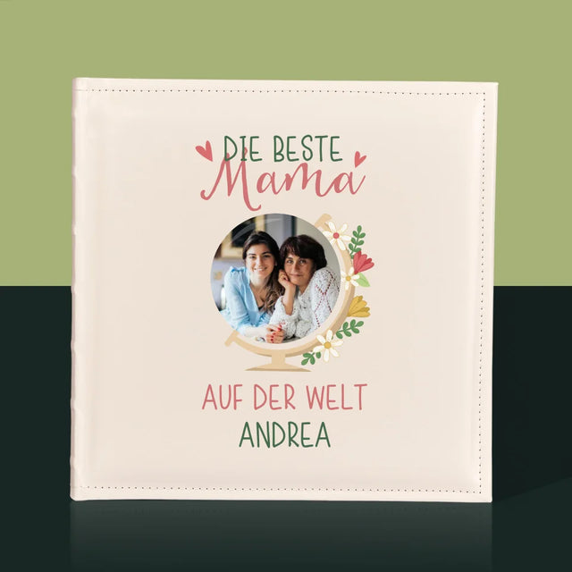 Foto Und Unterschrift: Beste Mama Welt - Fotoalbum