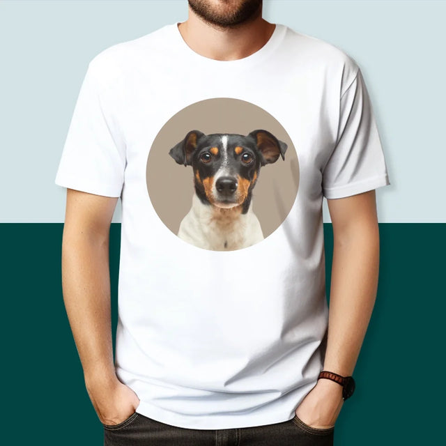 Foto: Dein Hund - T-Shirt Für Herren