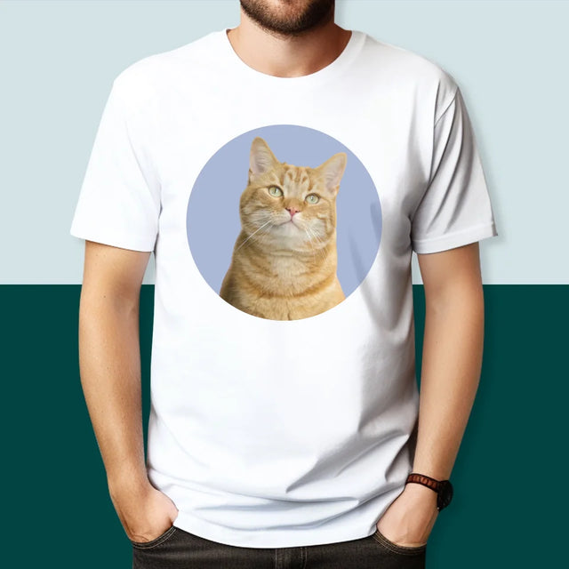 Foto: Deine Katze - T-Shirt Für Herren