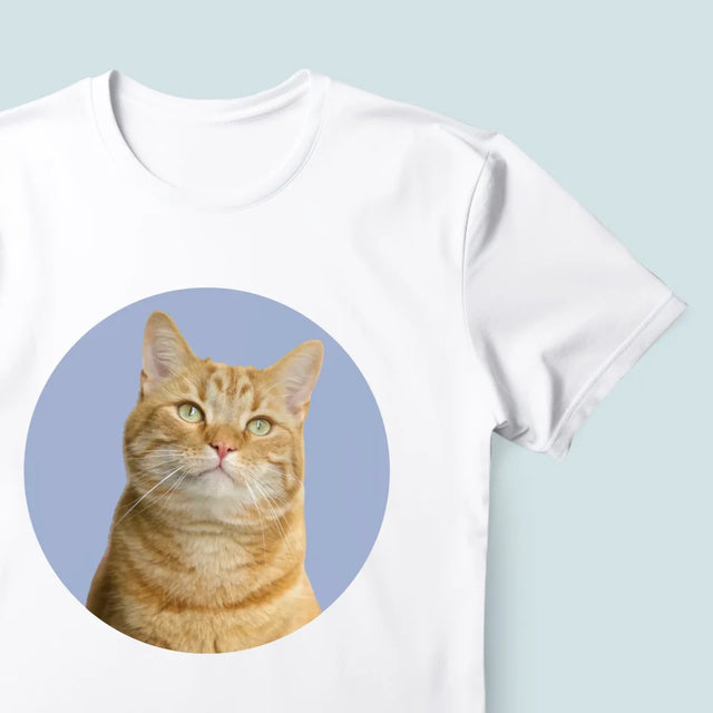 Foto: Deine Katze - T-Shirt Für Herren