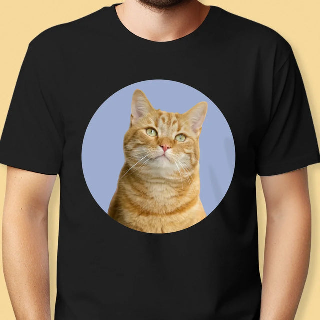 Foto: Deine Katze - T-Shirt Für Herren