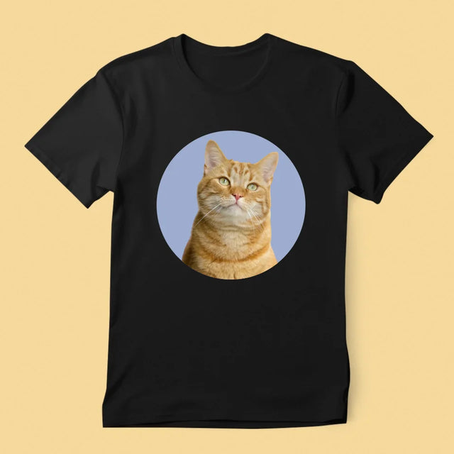 Foto: Deine Katze - T-Shirt Für Herren