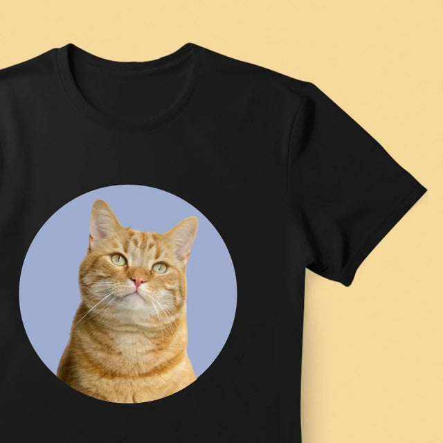 Foto: Deine Katze - T-Shirt Für Herren