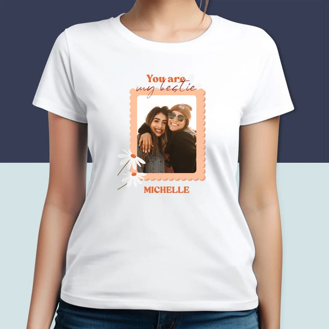 Fotocollage: Besties - T-Shirt Für Damen