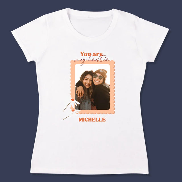 Fotocollage: Besties - T-Shirt Für Damen