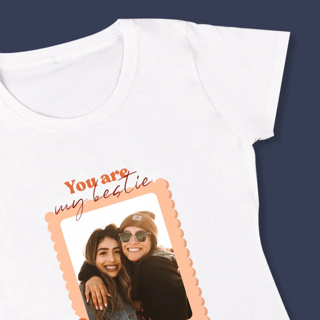 Fotocollage: Besties - T-Shirt Für Damen