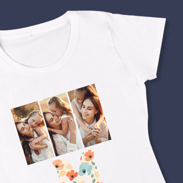 Fotocollage: M Wie Mama - T-Shirt Für Damen