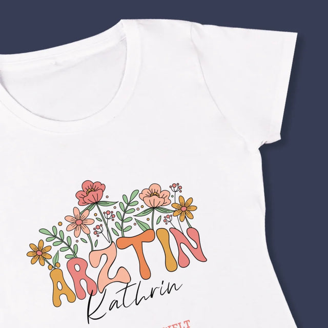 Name Und Unterschrift: Ärztin - T-Shirt Für Damen