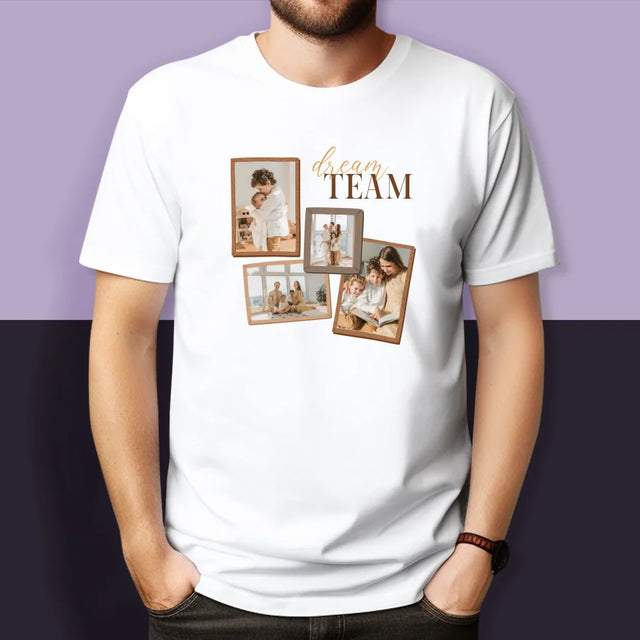 Fotocollage: Dream Team - T-Shirts Für Paare