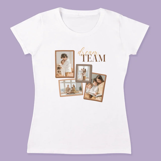 Fotocollage: Dream Team - T-Shirts Für Paare