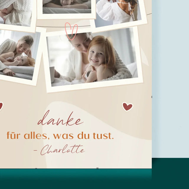 Fotocollage:  Mama, Danke Für Alles - Poster