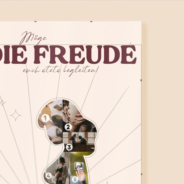 Form-Collage: Freude - Poster