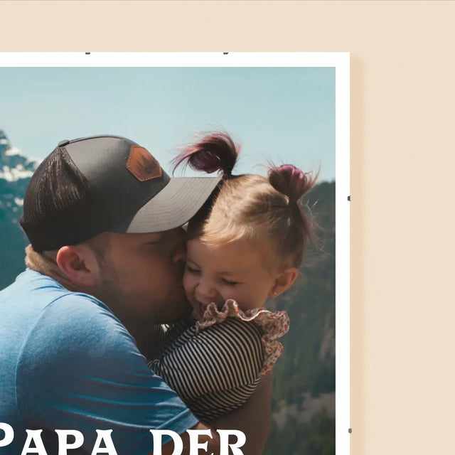 Foto Und Unterschrift: Definition Papa - Poster