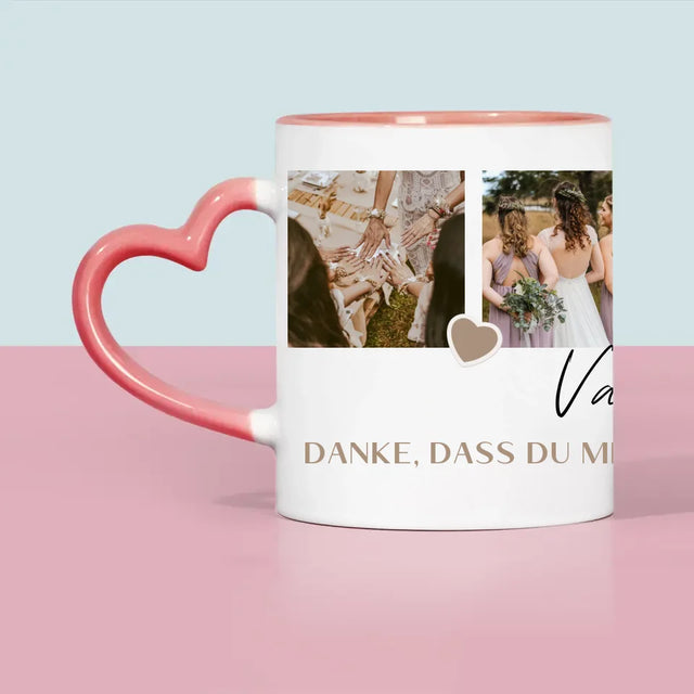 Fotocollage: Danke - Tasse