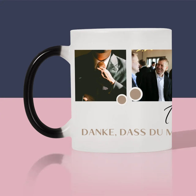 Fotocollage: Danke - Tasse