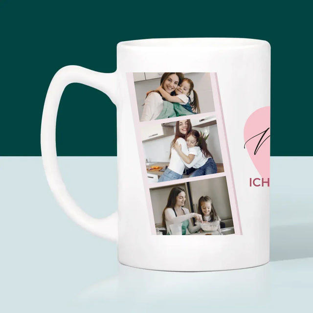 Fotocollage: Mama, Ich Liebe Dich - Tasse