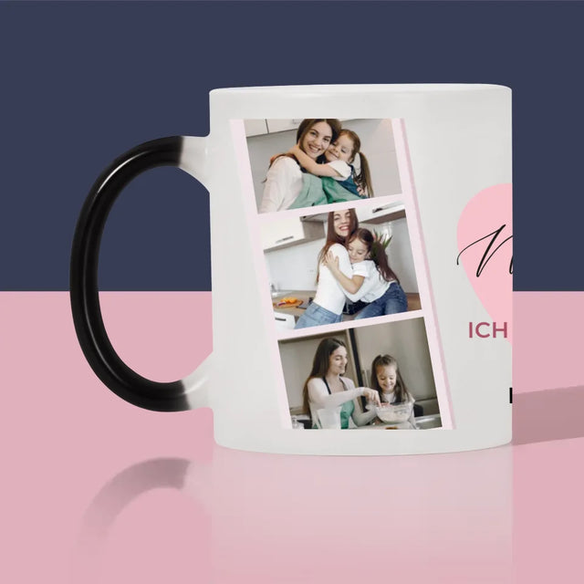 Fotocollage: Mama, Ich Liebe Dich - Tasse