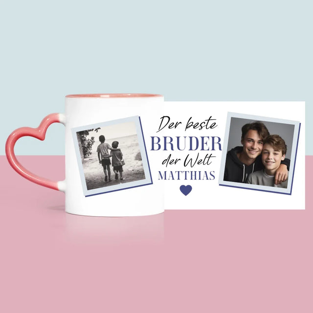 Fotocollage: Bester Bruder Der Welt - Tasse