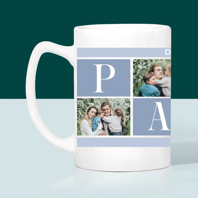 Fotocollage: Bester Papa Collage - Tasse