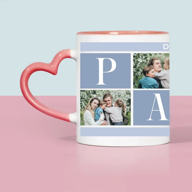 Fotocollage: Bester Papa Collage - Tasse