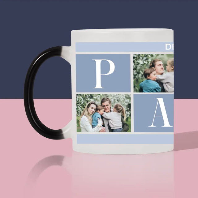 Fotocollage: Bester Papa Collage - Tasse