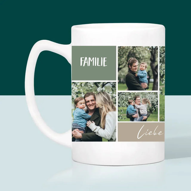 Fotocollage: Familie - Tasse