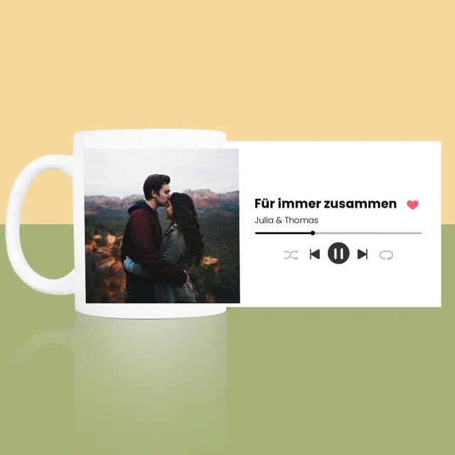 Foto Und Unterschrift: Ihr Foto Spotify - Tasse