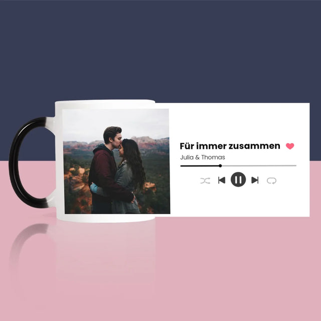 Foto Und Unterschrift: Ihr Foto Spotify - Tasse